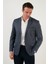 Regular Fit 6 Drop Tek Yırtmaçlı Blazer Ceket Erkek Ceket 216FASERA 3