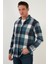 Ekoseli Uzun Kollu Slim Fit Kışlık Gömlek Erkek Gömlek CF21W112844 4