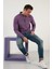 Pamuklu Slim Fit Yarım Fermuarlı Dik Yaka Sweat Erkek Sweat 5905400 2