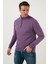 Pamuklu Slim Fit Yarım Fermuarlı Dik Yaka Sweat Erkek Sweat 5905400 5
