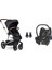 Harvey3 Premium Travel Sistem Bebek Arabası - Jet Black 1