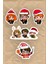 Yılbaşı Harry Potter 5'li Laptop Notebook Tablet Sticker Seti 1