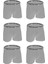Likralı Erkek Boxer 0060 6 Lı | Gri 1