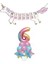 Unicorn Doğum Günü Seti Rakam Folyo Gökkuşağı 6 Yaş 1
