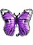 Mor Kelebek Folyo Balon 70X53 cm 1