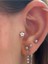 Cerrahi Çelik Tek Taş Yıldız Tragus Helix Lobe Conch Uyumlu Piercing 1