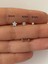 Cerrahi Çelik Tek Taş Yıldız Tragus Helix Lobe Conch Uyumlu Piercing 2
