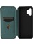 Samsung Galaxy A32 4g Için Otomatik Emilmiş Stand Karbon Fiber Doku Deri Kabuk Kapağı Eu Versiyonu (Yurt Dışından) 5