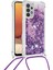 Samsung Galaxy A32 4g (Abd Sürümü) Için Kayış Ile Yüzen Hızlı ve Parlak Parıltılı Cep Telefonu Tpu Kapağı (Yurt Dışından) 1