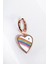 Tekli Ithal Rainbow Love Gümüş Küpe 1