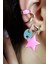 Tekli Little Love (Düğme) Soft Gümüş Küpe 2