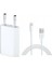 Apple iPhone 5,6,7,8,x Şarj Aleti ve Data Kablosu 1 Metre Lightning 2