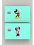 Sevgililere Özel Mickey&Minnie Mouse 2'li Kredi Kartı & Akbil Sticker Kaplama (2 ADET) 1