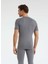 Kısa Kol Thermal Unisex Gri 9258 4