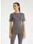 Kısa Kol Thermal Unisex Gri 9258 5