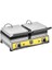 Çiftli Kare + Çiçek Model (21 çap) Waffle Makinası Elektrikli - W21 2
