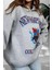 Baskılı Kapşonlu 3 Iplik Sweatshirt 4