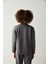 Antrasit Boğazlı Uzun Kollu Sweatshirt 5