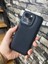 iPhone 13 Pro Max Puffer Şişme Kılıf Iç Kısmı Kadifeli Kapak Siyah 1