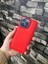 iPhone 13 Pro Max Puffer Şişme Kılıf Iç Kısmı Kadifeli Kapak Kırmızı 1