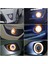 Fiat Ducato Uyumlu, Universal Mercekli LED Angel Sis Farı, 76MM Turuncu Renk 3
