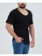 Erkek Beyaz Geniş Yaka %100 Pamuk Over Size T-Shirt 3