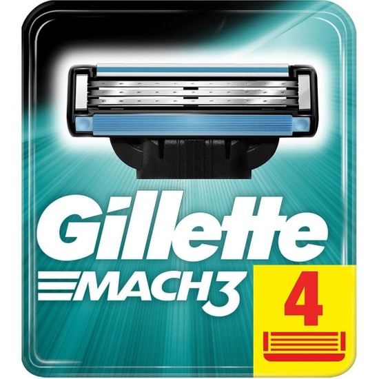 Gillette Auto Spot Gillette Mach3 Yedek Tıraş Bıçağı 4'Lü Fiyatı