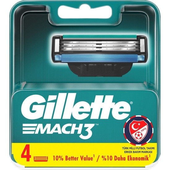Gillette Auto Spot Gillette Mach3 Yedek Tıraş Bıçağı 4'Lü Fiyatı