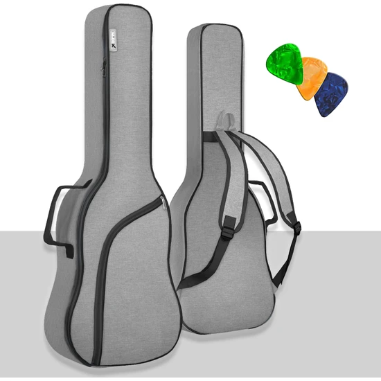 Midex CS-41 Case Akustik Gitar Soft Case Kalın Çanta Kılıf Gigbag (Pena Hediyeli)