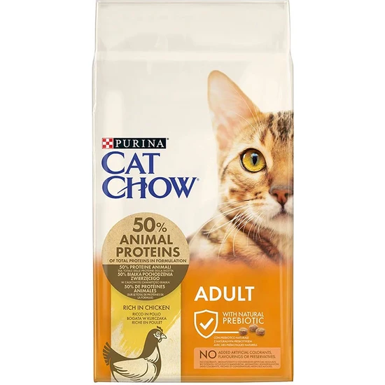 Cat Chow Tavuk ve Hindi Etli Yetişkin Kedi Maması 15kg