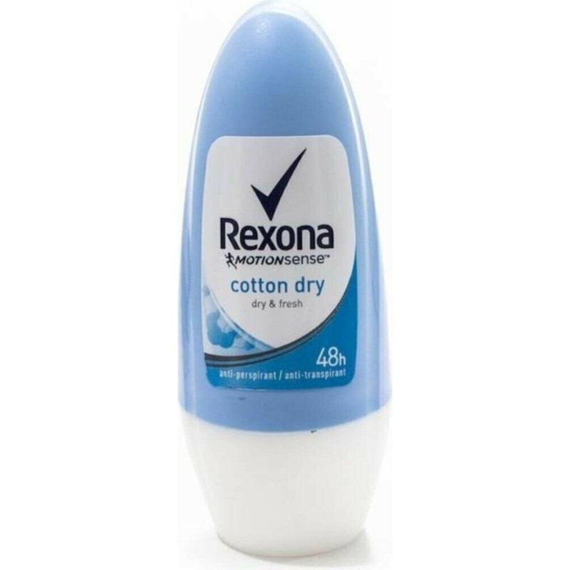 Rexona Roll On Kadın 50 ml Cotton Dry Pudralı Koku ile 48 Saat Koruma Sağlayan Deodorant