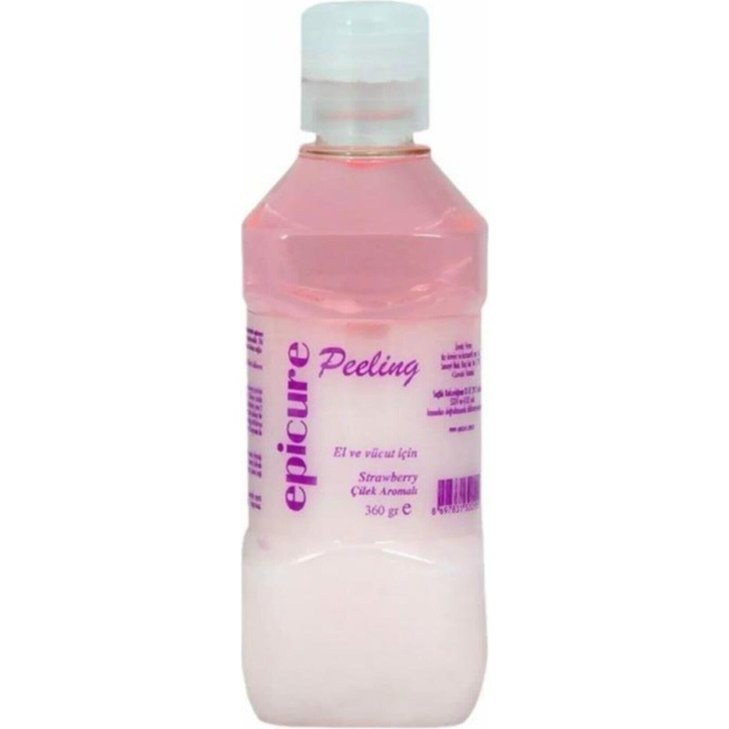 Epicure Süper Çilek Aromalı Peeling 360 gr Vücut Peeling