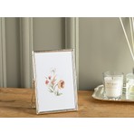 English Home Gloria Metal Çerçeve Gümüş 10x15 cm Standart Boyutlu Şık Tasarım