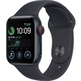 Apple Watch Se Gps + Cellular, 40MM Space Grey Aluminium Case With Midnight Sport Band - MKR23TU/A