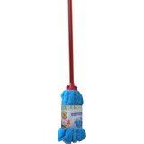 Color Mop Havlu Paspas Mop Yedek Ucu ve Metal Sapı