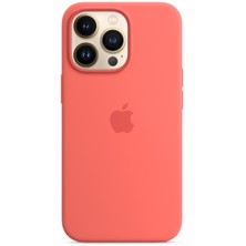 Apple iPhone 13 Pro Magsafe Silikon Kılıf – Pink Pomelo MM2E3ZM/A
