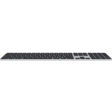 Apple Magic Keyboard Touch Id ve Sayısal Tuş Takımlı Türkçe Q Klavye Siyah Tuşlar MMMR3TQ/A