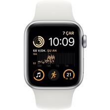 Apple Watch Se Gps 40MM Silver Aluminium Case With White Sport Band - Regular MNJV3TU/A