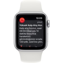 Apple Watch Se Gps 40MM Silver Aluminium Case With White Sport Band - Regular MNJV3TU/A