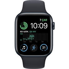 Apple Watch Se Gps 44MM Midnight Aluminium Case With Midnight Sport Band - Regular MNK03TU/A
