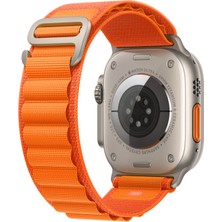 Apple Watch Ultra Gps + Cellular, 49MM Titanium Case With Orange Alpine Loop - small MNHH3TU/A