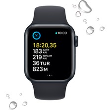 Apple Watch Se Gps + Cellular 40MM Midnight Aluminium Case With Midnight Sport Band - Regular MNPL3TU/A