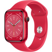 Apple Watch Series 8 Gps + Cellular 45MM (Product)Red Aluminium Case With (Product)Red Sport Band - Regular MNKA3TU/A