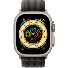 Apple Watch Ultra Gps + Cellular, 49MM Titanium Case With Black/gray Trail Loop - s/m MQFW3TU/A