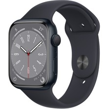 Apple Watch Series 8 Gps 45MM Midnight Aluminium Case With Midnight Sport Band - Regular MNP13TU/A