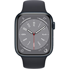 Apple Watch Series 8 Gps 45MM Midnight Aluminium Case With Midnight Sport Band - Regular MNP13TU/A