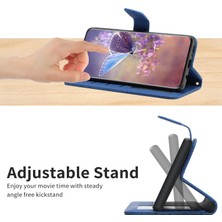 Cool-M Samsung Galaxy A32 4g Eu Versiyonu Basılı Kelebek Çiçek Manyetik Kapatma Kılıf Kılıfı Cüzdan Flip Cilt Touch Duygu Stand Kapağı Kesme (Yurt Dışından)