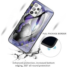 Cool-M Desen Baskı Temperli Cam + Tpu Hibrit Telefon Koruyucu Kılıf Kabuğu Samsung Galaxy A32 4g (Yurt Dışından)