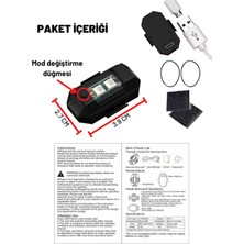 Erkugo Şarjlı Mini LED Işık/motor Çakar Led/drone Işığı/anti Çarpışma Uyarı Işığı