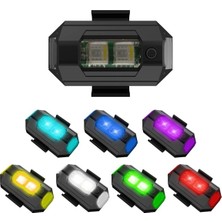 Erkugo Şarjlı Mini LED Işık/motor Çakar Led/drone Işığı/anti Çarpışma Uyarı Işığı